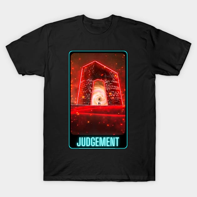 Judgement T-Shirt by Gwraggedann